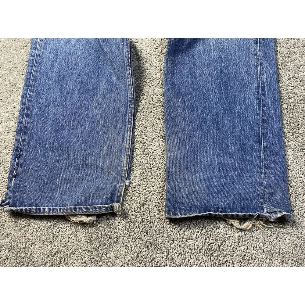Vintage Levis 501xx Button Fly Jeans Mens 38x29 Blue Straight Made in USA 90s